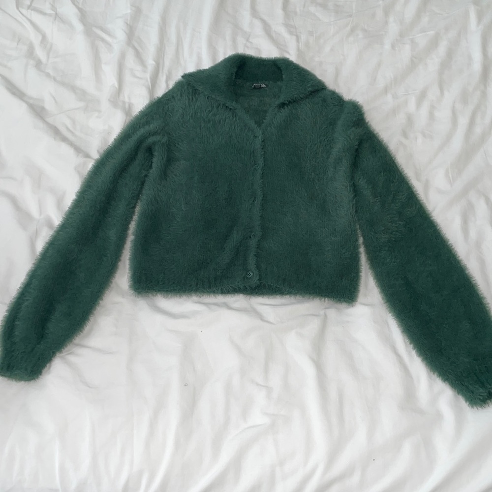 NOT AVAILABLE Fuzzy Green Top